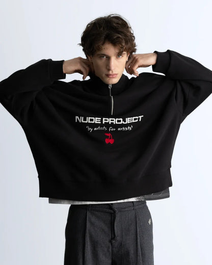 Sport Quarter-Zip Black