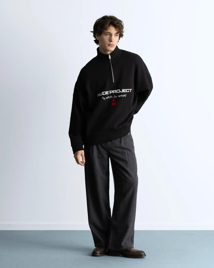 Sport Quarter-Zip Black