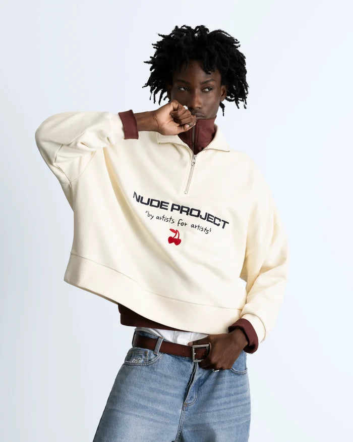 Sport Quarter-Zip Marshmallow