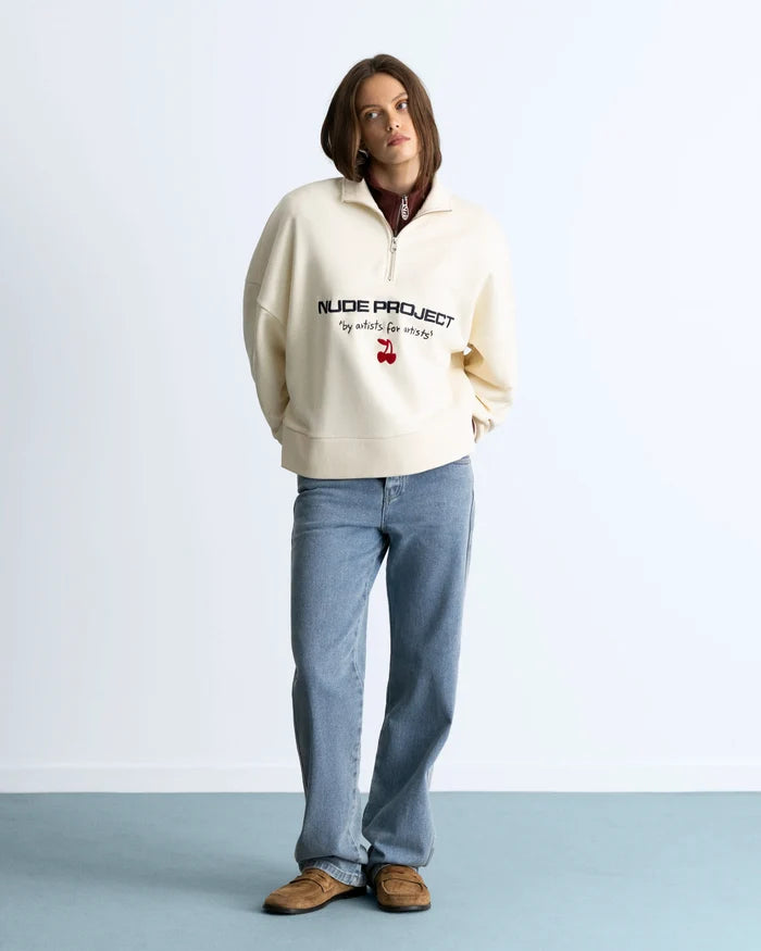 Sport Quarter-Zip Marshmallow