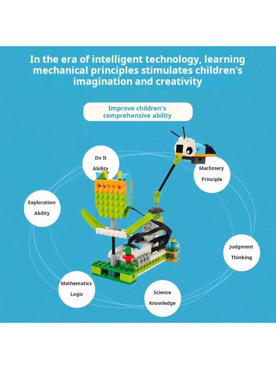 STEM Education Building Set- WeDo 2.0 Style Children's Programming Toy| School STEM Curriculum And Home Learning| Programming Enlightenment & Logical Thinking Puzzle Blocks, Children's Toys, Christ