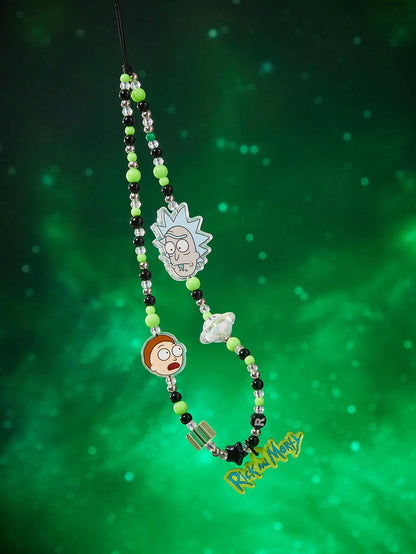 Strawberry Shortcake X Stylish And Cute Cartoon Zinc Alloy Red Imitation Crystal Handmade Beaded Mobile Phone Chain Strawberry Mobile Phone Lanyard Bow Mobile Phone Pendant