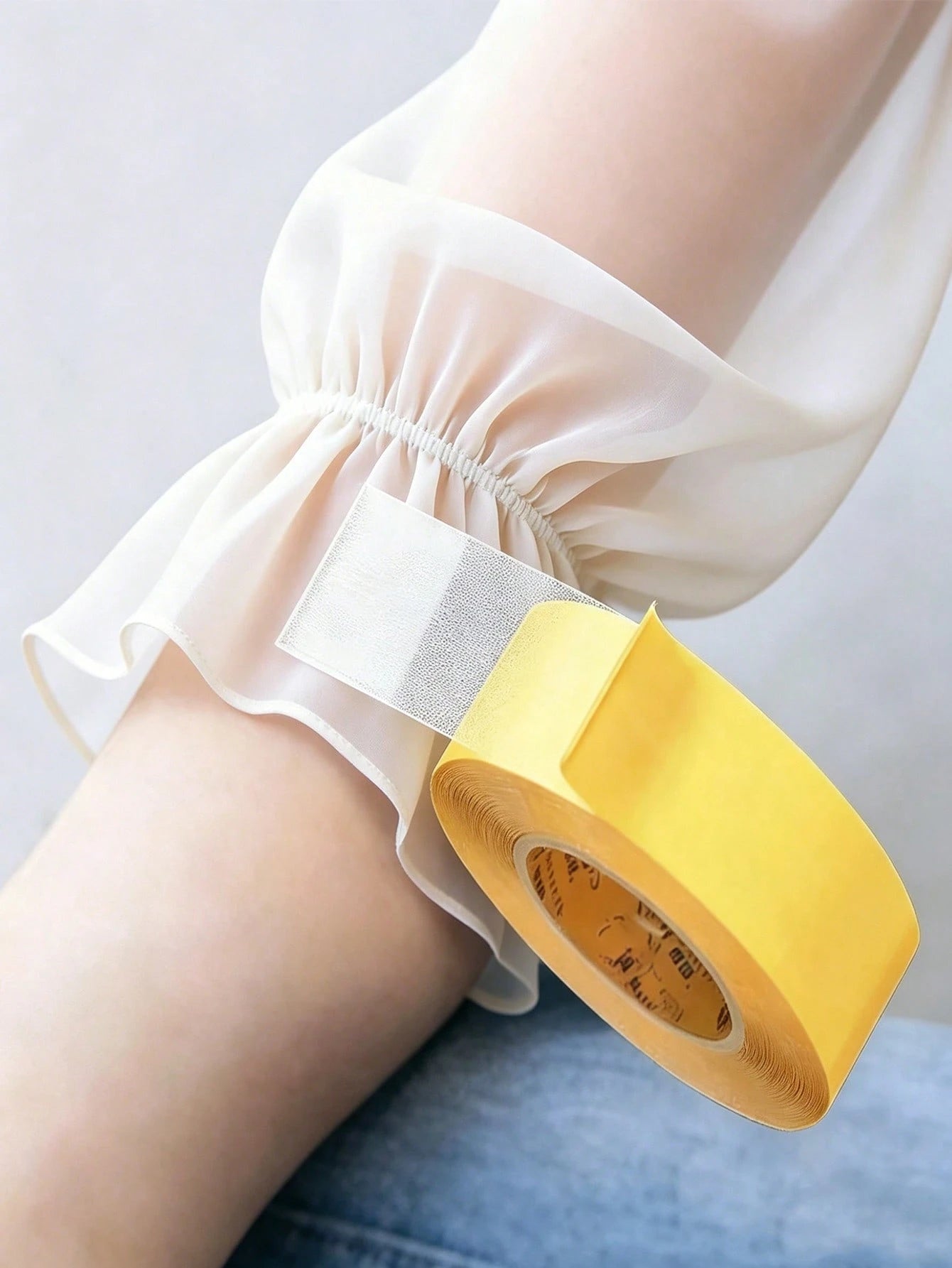 Strong Adhesive Fabric Tape, No-Cut Multi-Function Non-Damaging Edge Repair Tape, Suitable For Fabric Clothing Self-Adhesive Fixing Patch, Pant Leg Tape, Seamless Tape, Outdoor Supplies, Outdoor Decor