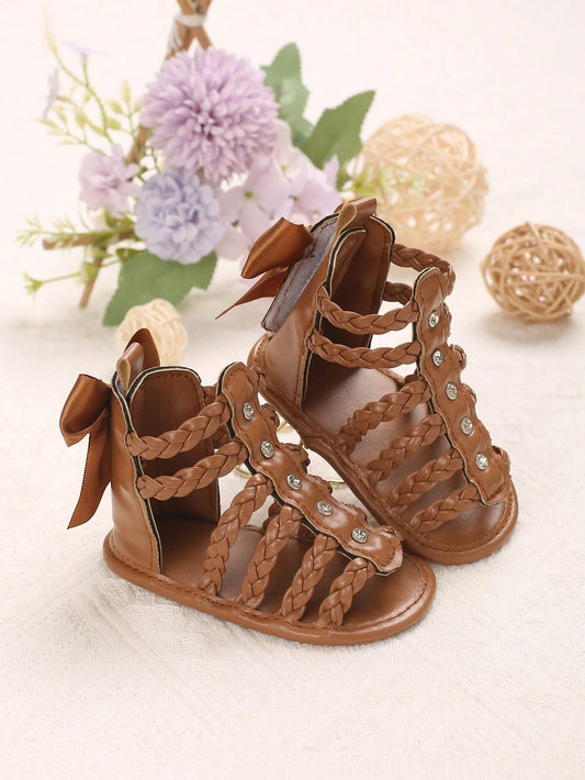 Summer New Classic Hollow Soft Bottom Sandals For 0-1 Year Old Infants