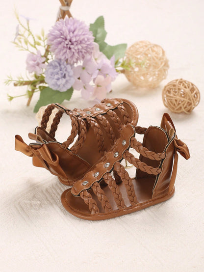 Summer New Classic Hollow Soft Bottom Sandals For 0-1 Year Old Infants