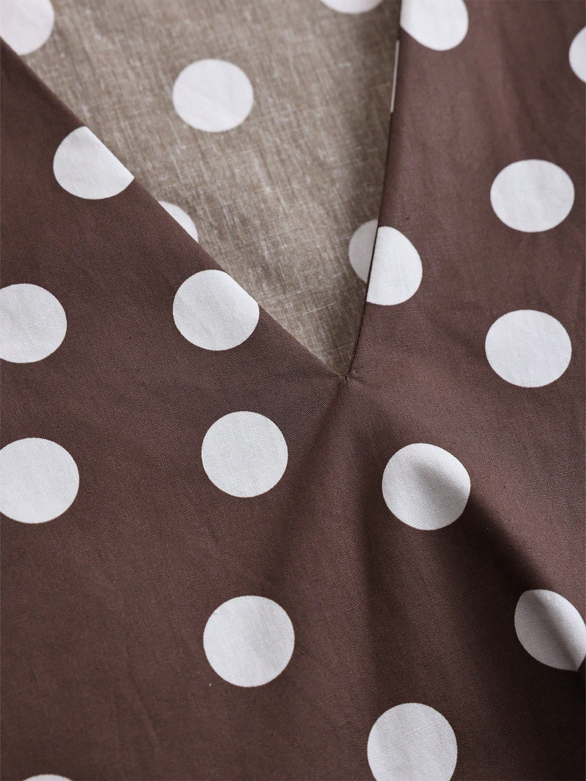 Summer Polka Dot 100% Cotton Deep V-Neck Sleeveless Loose A-Line Mini Dress Casual Slouchy Daily Shopping Women's Clothing Vacation Beach