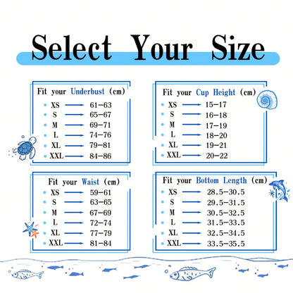 Summer Solid Color Elegant Bohemian Sweet Style Two Pieces Bikini Swimsuit Beach Vacation Set