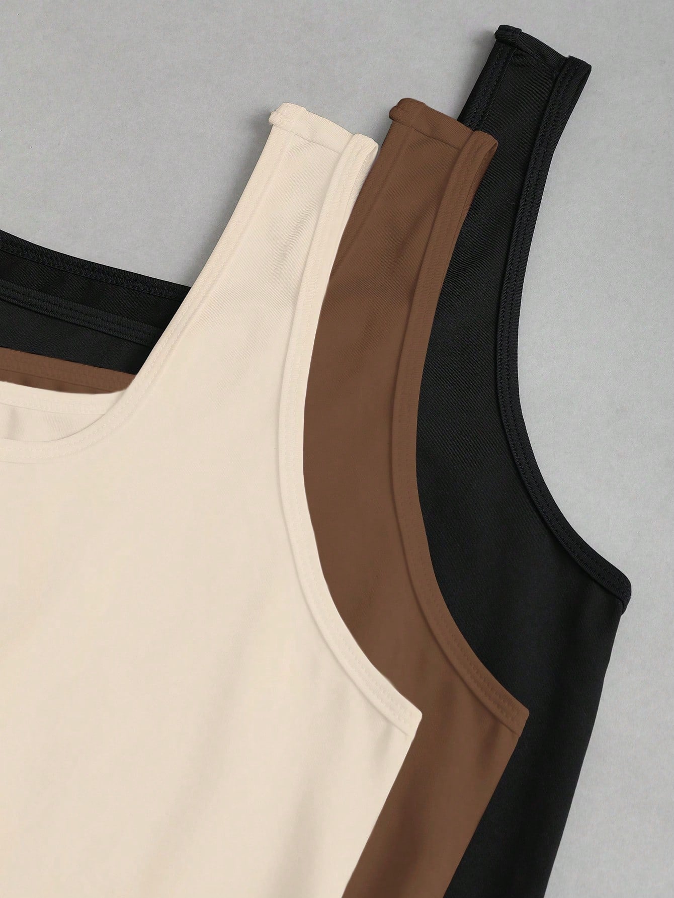 Sweetra Plus Size Women's Summer Short Square Neck Pleated Casual Tank Top