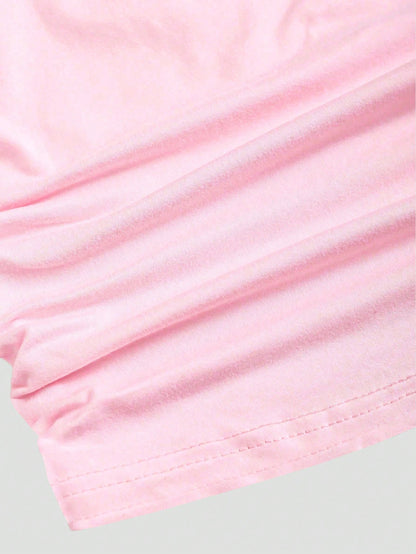 Sweetra Women's Pink Fitted Camisole, Slim Fit, Sleeveless Layering Crop Top