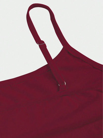 Sweetra Women Slim Fit Cami Top, Sleeveless And Adjustable Strap Top Y2K For New Year