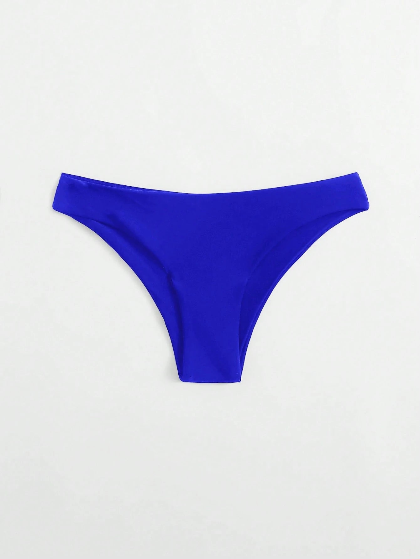 Swim Basics Women's Solid Color Bikini Bottom For Beach Holiday Pool Party Holiday Royal Blue Summer Sporty
