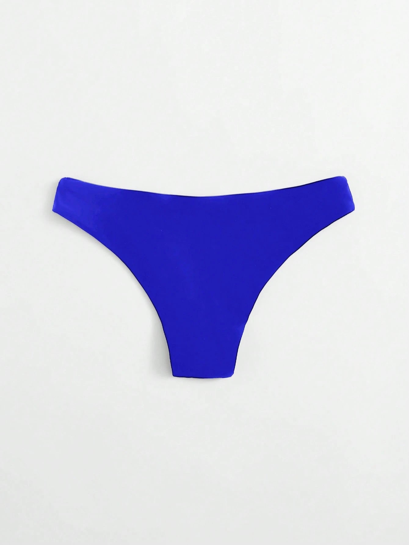 Swim Basics Women's Solid Color Bikini Bottom For Beach Holiday Pool Party Holiday Royal Blue Summer Sporty