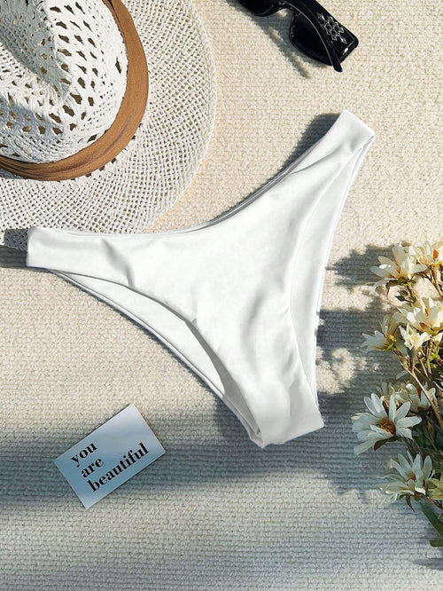 Swim Basics Women's Solid Color Bikini Bottom Swimwear