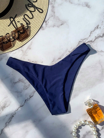 Swim Basics Women's Solid Color Bikini Bottom Swimwear