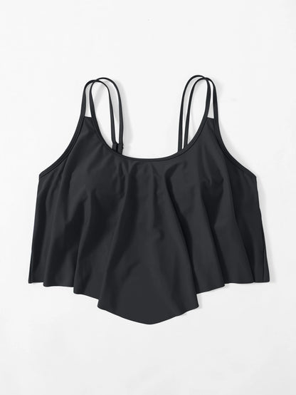 Swim Lushoire Summer Beach Plus Hanky Hem Bikini Top