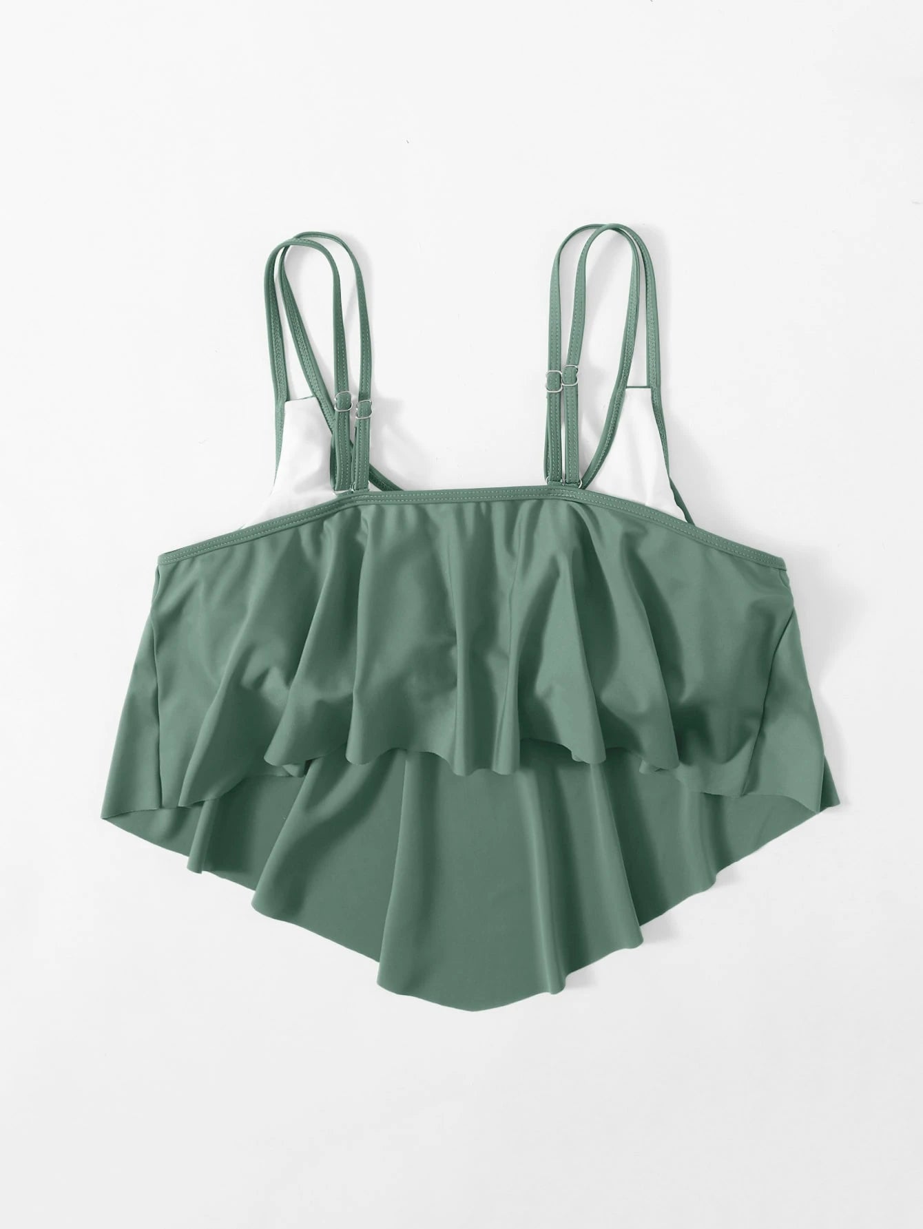 Swim Lushoire Summer Beach Plus Hanky Hem Bikini Top