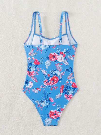 Swim Lushoire Women's One Piece Random Printed Swimsuit- Purchased Copyright Summer