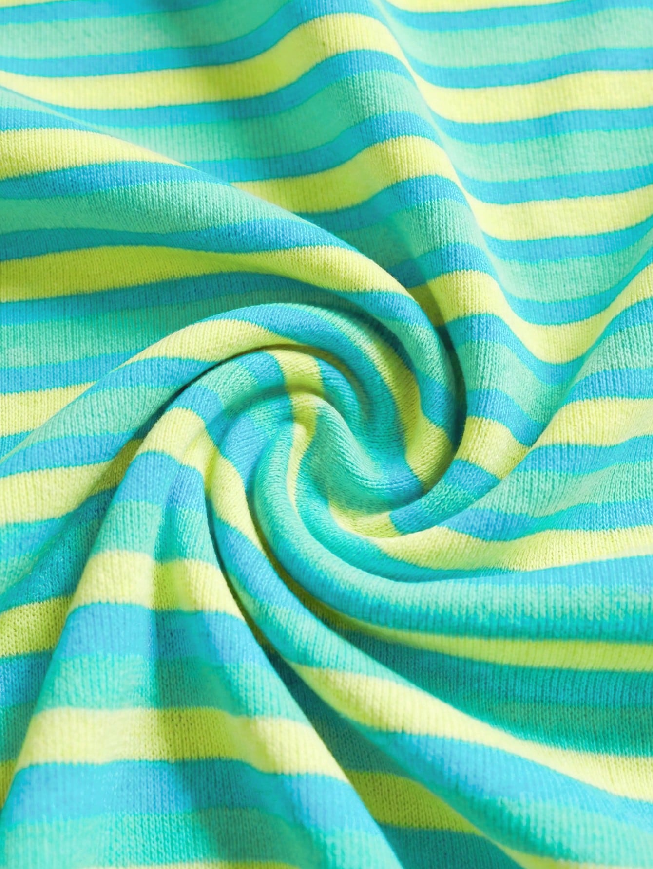 Swim Mod Plus Size Women's Sweet & Cute Minimalist Beach Vacation Casual Yellow & Blue Color Special Fabric Drawstring Halter Two Pieces Swimwear Set