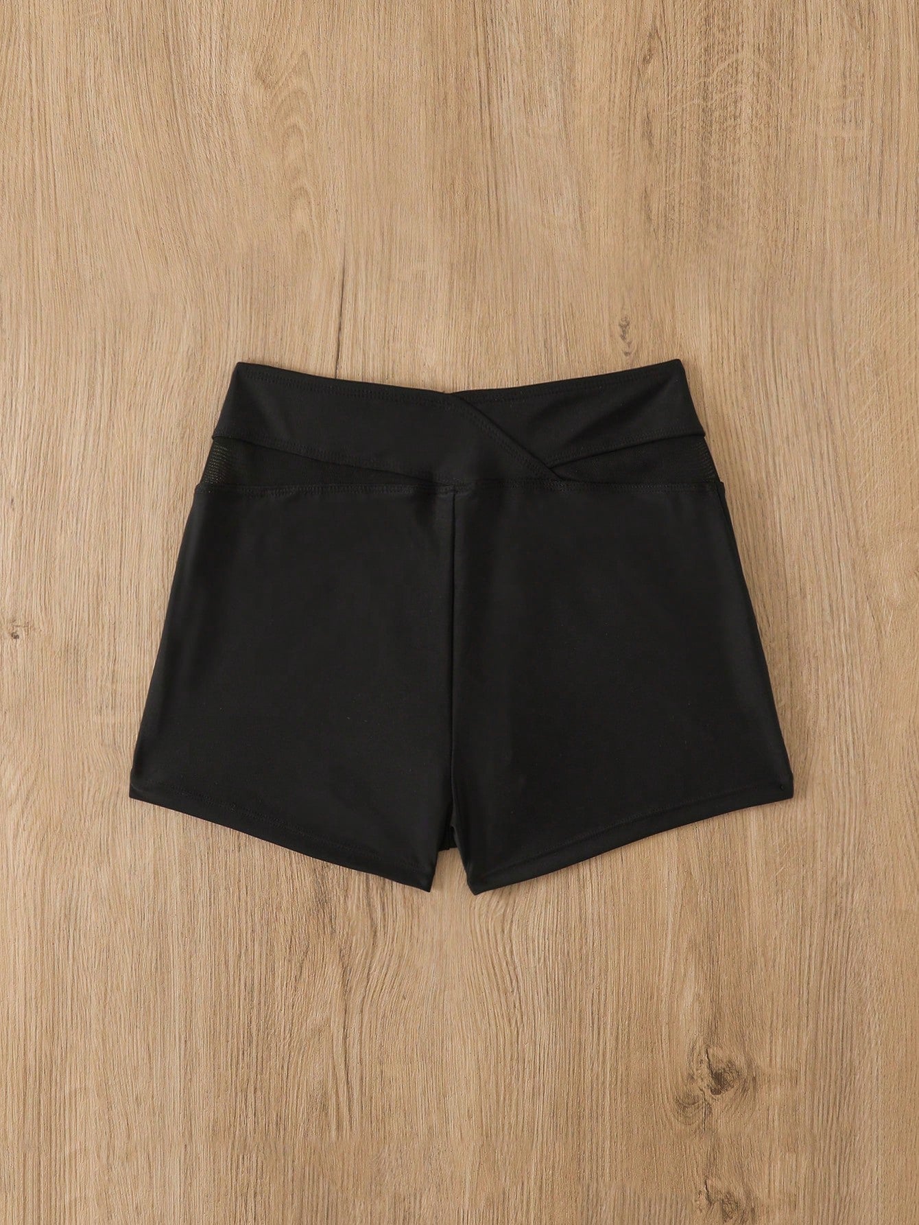 Swim Women Summer Sports Mesh Patchwork Shorts