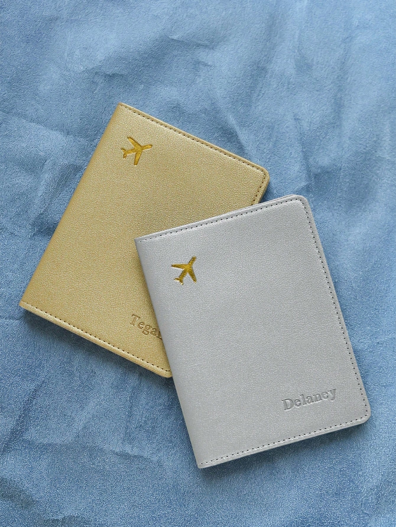 Takeoak Personalized Passport Cover, Passport Holder, Travel Wallet, Elegant ID Card Case, Personalized Luggage Tag, Travel Organizer, Large Capacity, Birthday Gift, Anniversary Gift, Christmas Gift