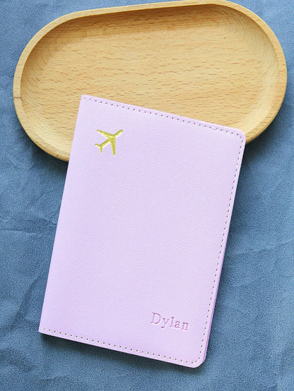 Takeoak Personalized Passport Cover, Passport Holder, Travel Wallet, Elegant ID Card Case, Personalized Luggage Tag, Travel Organizer, Large Capacity, Birthday Gift, Anniversary Gift, Christmas Gift