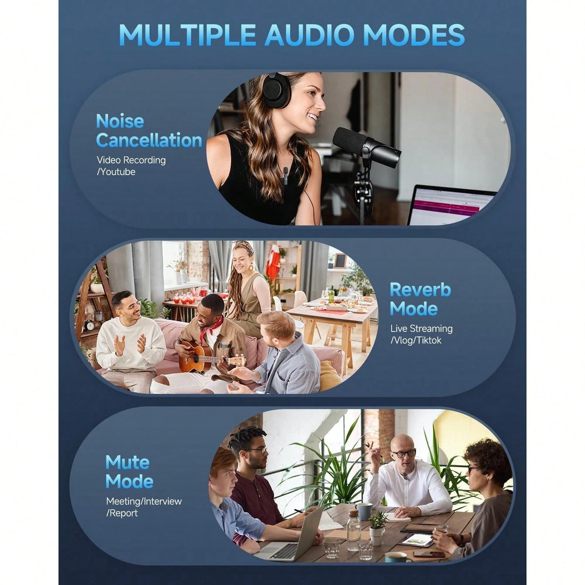 Tangle-Free Wireless Lavalier Microphone Streaming Equipment & Accessories Professional Wireless Lavalier Microphone For Android Cordless Omnidirectional Clip Mic Plug-Play For Interview Video Podcast