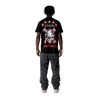 TEE SKULL BLACK - Four Street