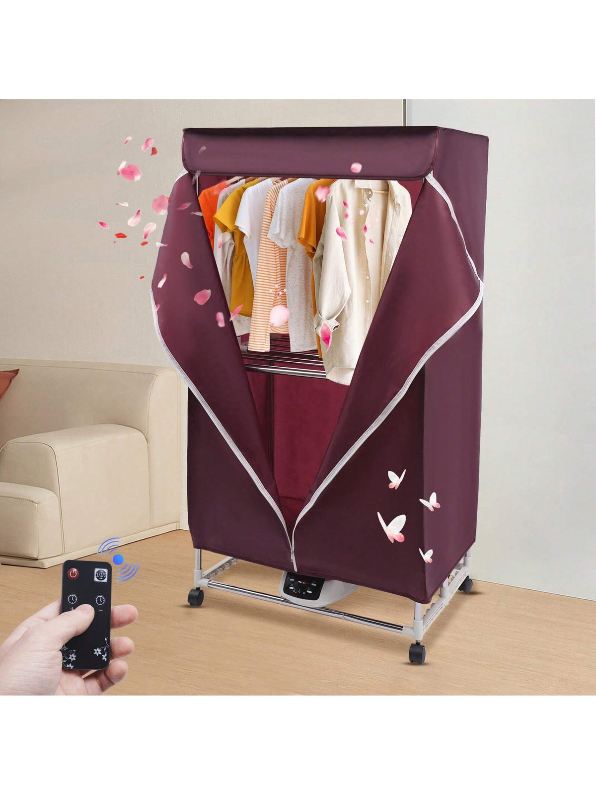 TFCFL Portable Travel Mini Dryer Machine, Electric Dryer For Apartments