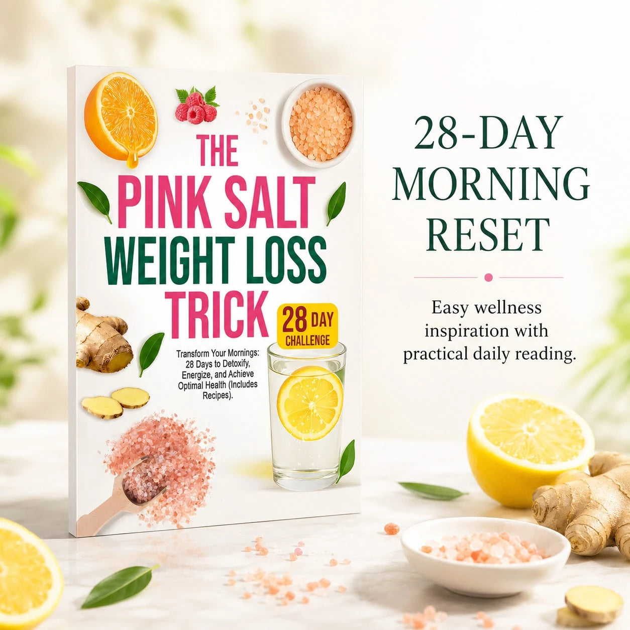 The Pink Salt Weight Loss Method: A Tested Morning Routine For Detoxification And Vitality- The Ultimate 28-Day Health Plan