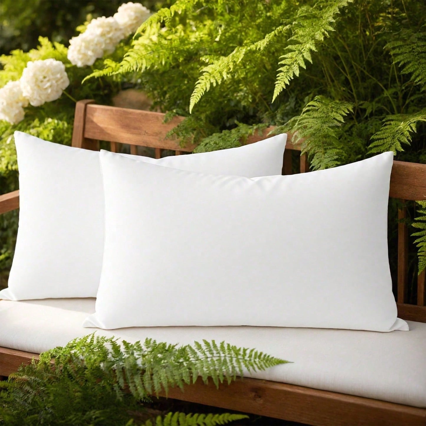 The YUNDO Brand Label Features A White Cushion Core. It Is Suitable For Sofa Cushions, Mattresses, And Patio Cushions. The Sizes Available Are 18*18 Inches, 20*20 Inches, 12*20 Inches, And 22*22 Inche