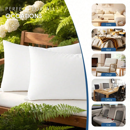 The YUNDO Brand Label Features A White Cushion Core. It Is Suitable For Sofa Cushions, Mattresses, And Patio Cushions. The Sizes Available Are 18*18 Inches, 20*20 Inches, 12*20 Inches, And 22*22 Inche