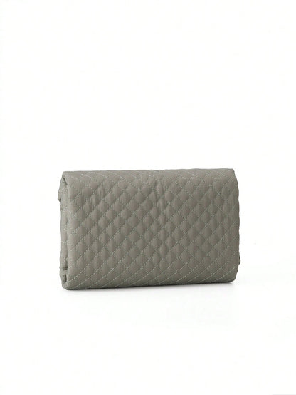 Thick Quilted Diaper Bag With Pad, Suitable For Baby Boys And Girls, Machine Washable, Indoor And Outdoor Use, Essential Baby Item, Great Gift
