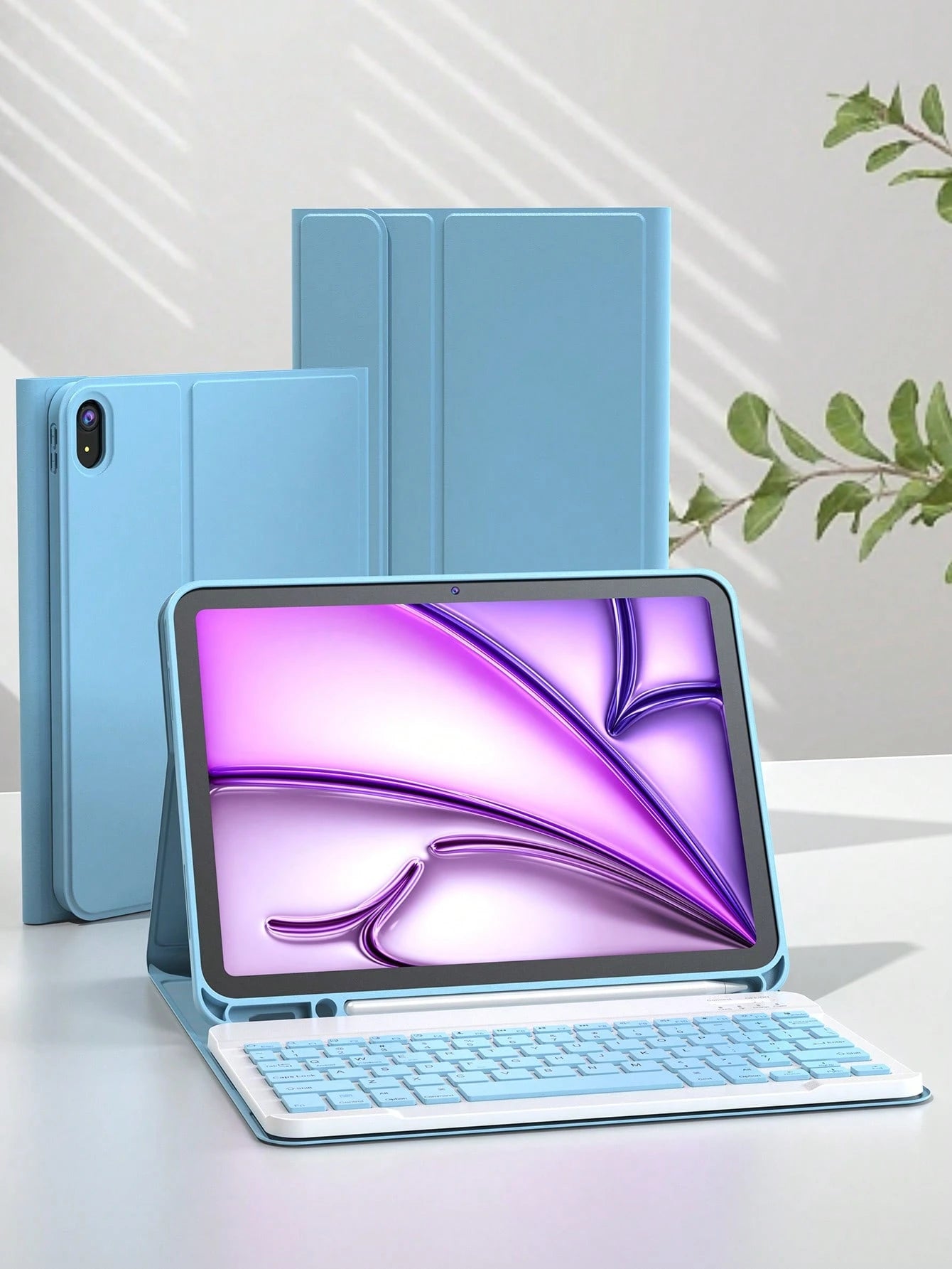 This Keyboard Case Is Compatible With IPad (A16) 11th Gen, 10th Gen, 7th/8th/9th Gen, IPad Air 4th/5th Gen/(M2) 2024/(M3) 2025, IPad Pro 11-Inch (2018/2020/2021/2022). It Is Made Of PU Leather Materia
