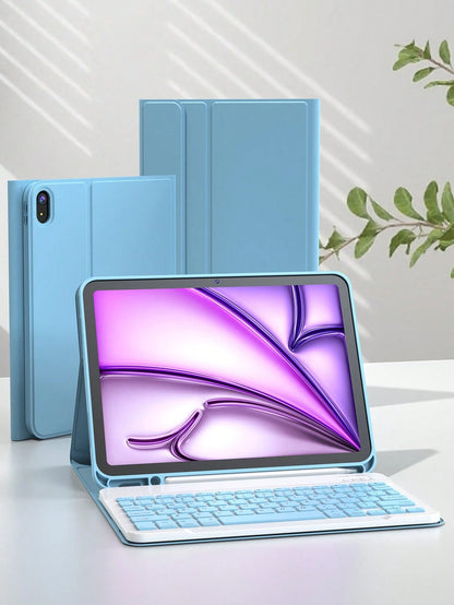 This Keyboard Case Is Compatible With IPad (A16) 11th Gen, 10th Gen, 7th/8th/9th Gen, IPad Air 4th/5th Gen/(M2) 2024/(M3) 2025, IPad Pro 11-Inch (2018/2020/2021/2022). It Is Made Of PU Leather Materia