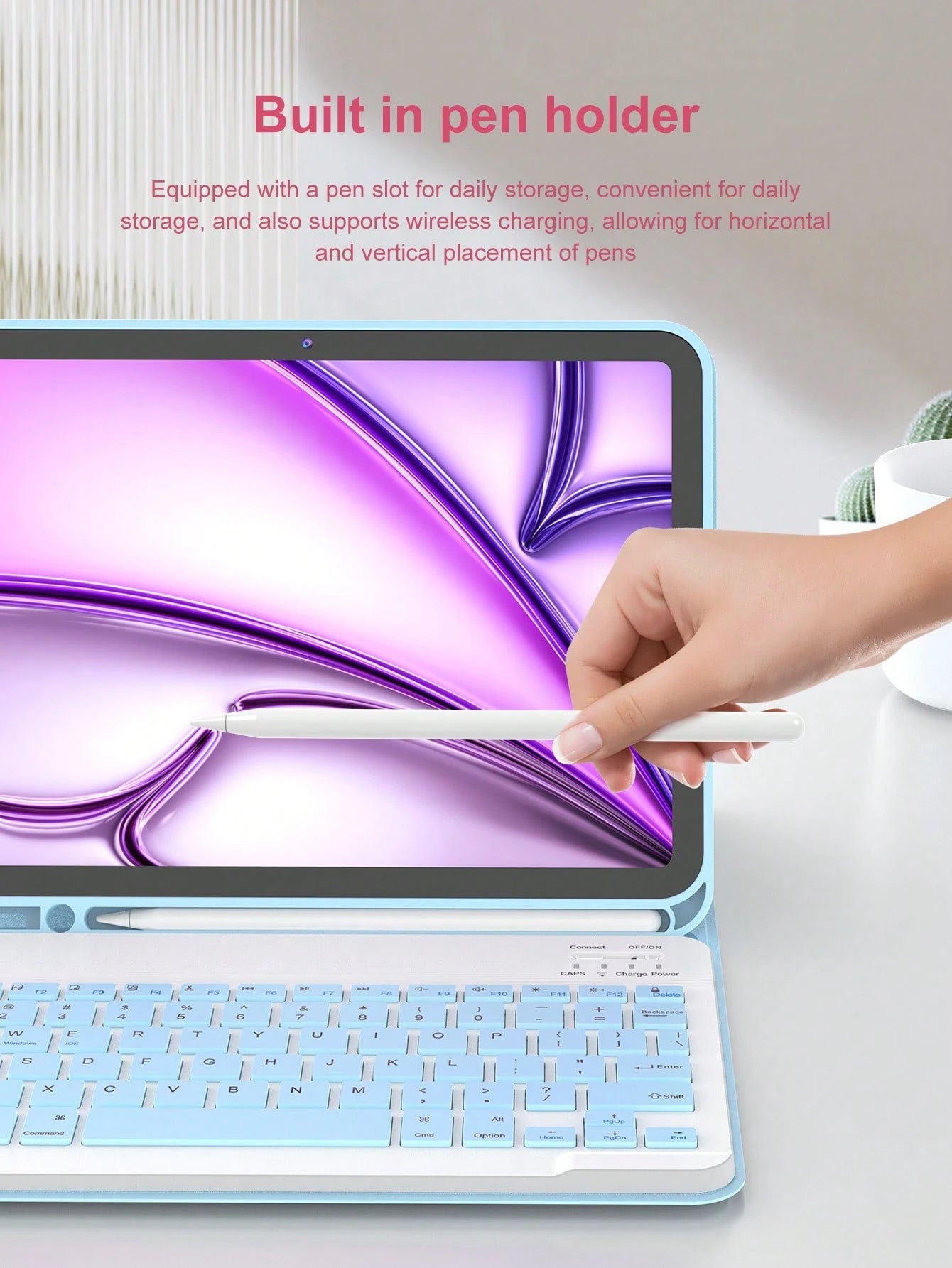 This Keyboard Case Is Compatible With IPad (A16) 11th Gen, 10th Gen, 7th/8th/9th Gen, IPad Air 4th/5th Gen/(M2) 2024/(M3) 2025, IPad Pro 11-Inch (2018/2020/2021/2022). It Is Made Of PU Leather Materia