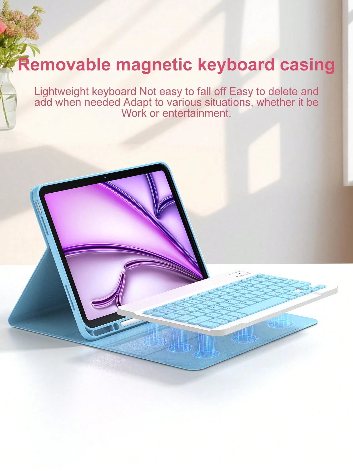 This Keyboard Case Is Compatible With IPad (A16) 11th Gen, 10th Gen, 7th/8th/9th Gen, IPad Air 4th/5th Gen/(M2) 2024/(M3) 2025, IPad Pro 11-Inch (2018/2020/2021/2022). It Is Made Of PU Leather Materia