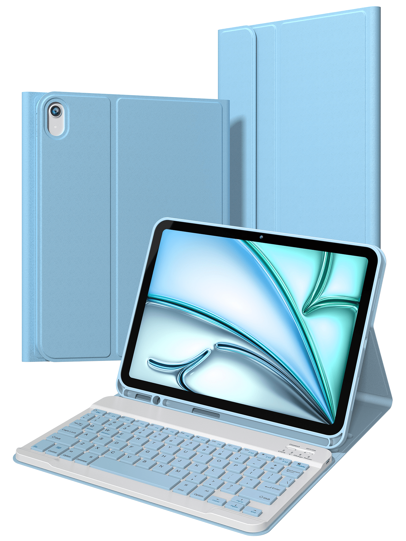 This Keyboard Case Is Compatible With IPad (A16) 11th Gen, 10th Gen, 7th/8th/9th Gen, IPad Air 4th/5th Gen/(M2) 2024/(M3) 2025, IPad Pro 11-Inch (2018/2020/2021/2022). It Is Made Of PU Leather Materia