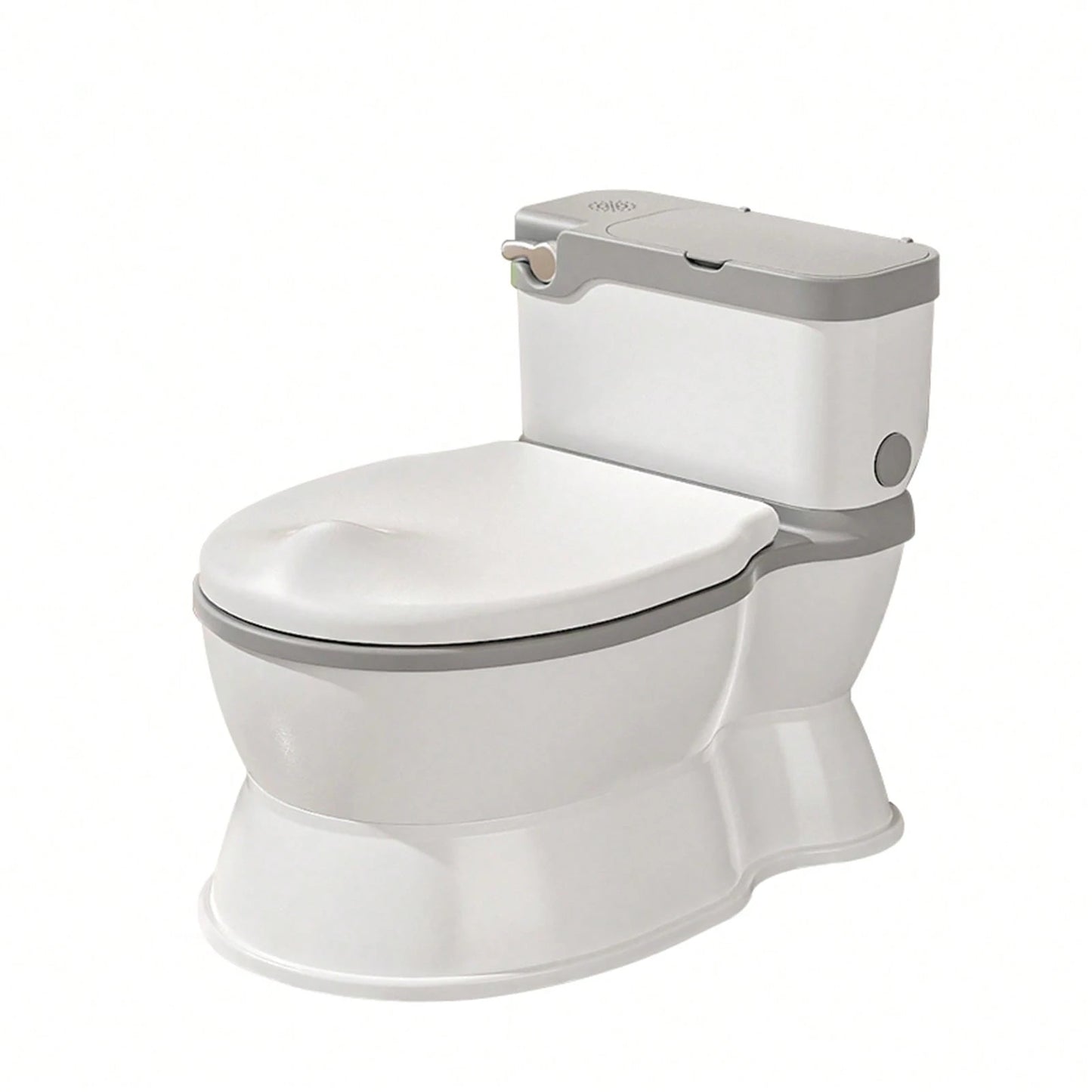 Toddler Potty Training Toilet- With Removable Training Seat, Realistic Flush Sound, Wipes Storage & Toilet Paper Holder, Fits 18-Month-Old Boys & Girls; Features Realistic Toilet Feel, Disposable Lin