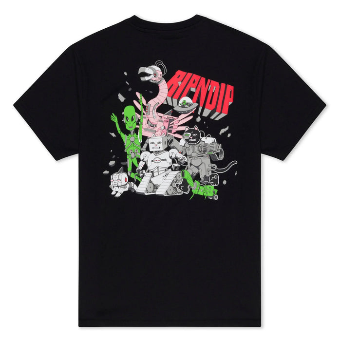 Tomorrowland Tee (Black) - Camiseta - Four Street