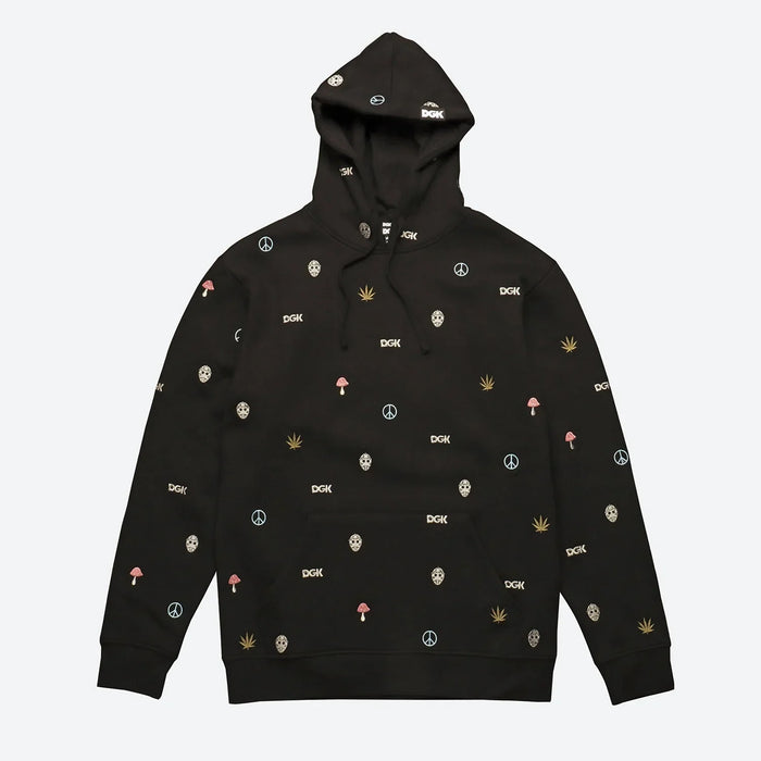 Tranquil Embroidered Hooded Fleece - Four Street