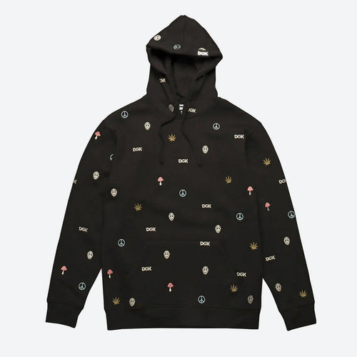 Tranquil Embroidered Hooded Fleece - Four Street