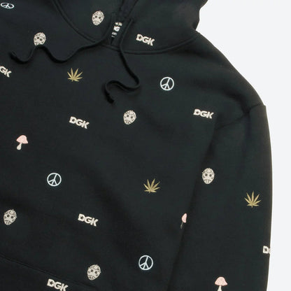 Tranquil Embroidered Hooded Fleece - Four Street