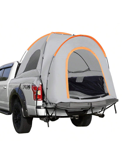 Truck Bed Tent, SUV Camping Tent, Pickup Truck Tent With Rain Layer And Carry Bag, Waterproof PU2000mm Double Layer Truck Tent For Camping, Accommodate 2-8 Person, For Camping Traveling Outdoor Activi