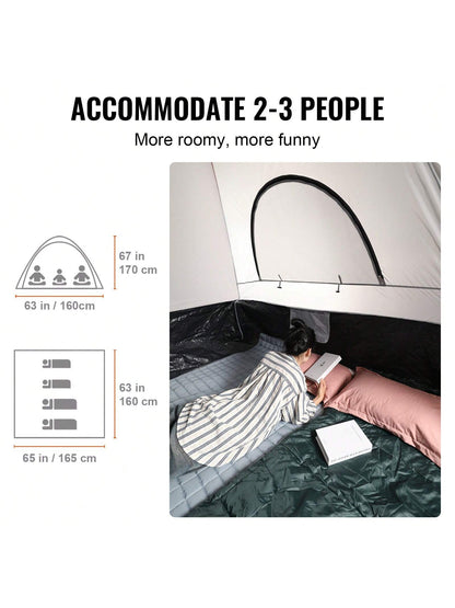 Truck Bed Tent, SUV Camping Tent, Pickup Truck Tent With Rain Layer And Carry Bag, Waterproof PU2000mm Double Layer Truck Tent For Camping, Accommodate 2-8 Person, For Camping Traveling Outdoor Activi
