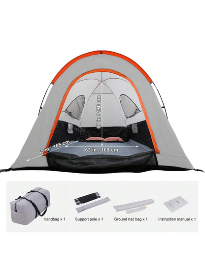 Truck Bed Tent, SUV Camping Tent, Pickup Truck Tent With Rain Layer And Carry Bag, Waterproof PU2000mm Double Layer Truck Tent For Camping, Accommodate 2-8 Person, For Camping Traveling Outdoor Activi