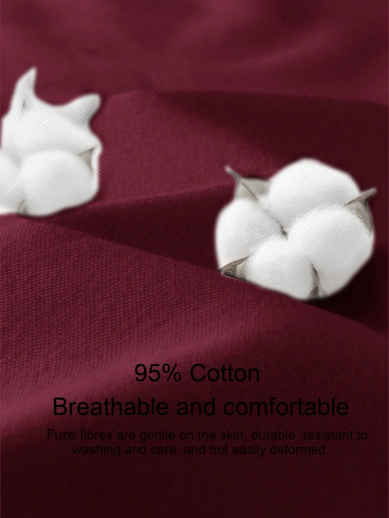 Tseoso Casual Minimalist Burgundy Cotton Henley Neck Short Sleeve Women's T-Shirt Suitable For Summer