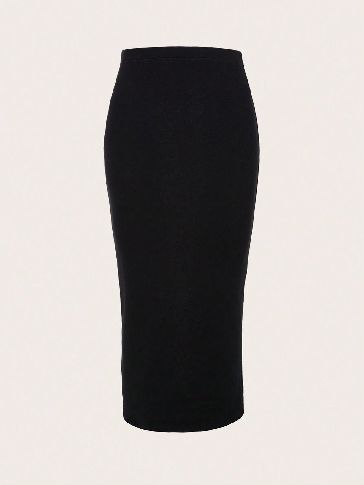 Tseoso High Waist Solid Pencil Skirt