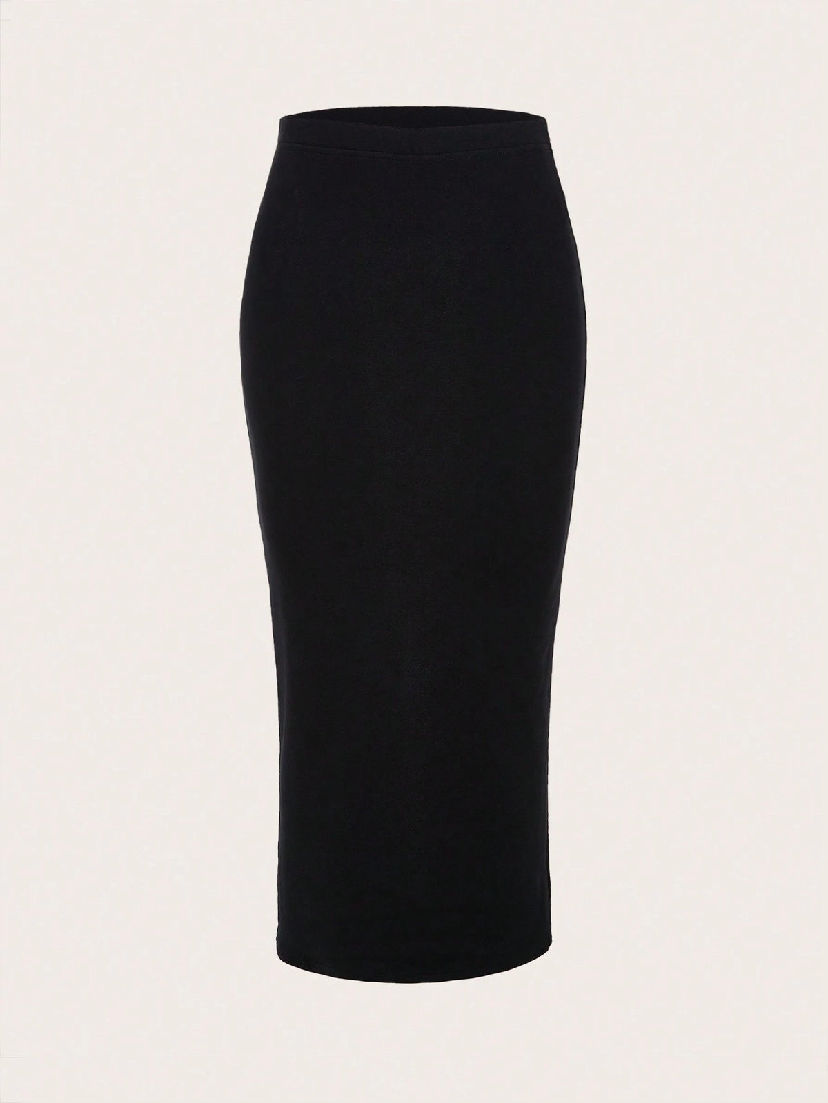 Tseoso High Waist Solid Pencil Skirt