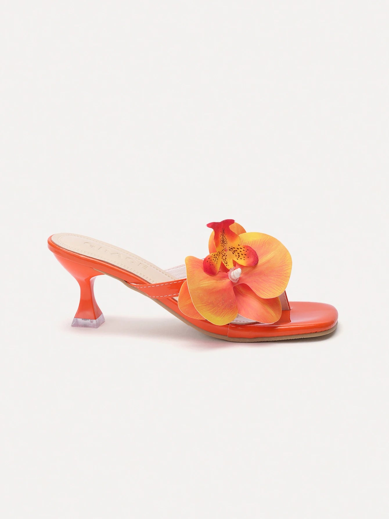 TuEzra 2026 New Plus Size Women Floral Decor Flip Flops, Fashion Casual Beach Sandals