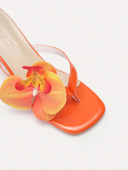 TuEzra 2026 New Plus Size Women Floral Decor Flip Flops, Fashion Casual Beach Sandals